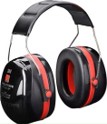 3M™ PELTOR™ Optime™ III Earmuffs H540A-411-SV, 34 dB, Black/Red, Headband