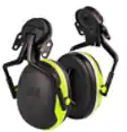 3M™ PELTOR™ Earmuffs X4P5E, 32 dB, Hi-Viz, Helmet Mounted, CE