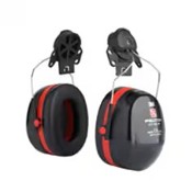 3M™ PELTOR™ Optime™ III Earmuffs H540P3E-413-SV, 33 dB, Black/Red, Helmet Mounted
